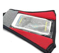 Jotekonoby Trainer Sweat Absorbent Strap with Phone Holder for Indoor Cycling, Compatible with Most Mountain Road Stationary Bikes, 56x19cm, Black(BLUE)