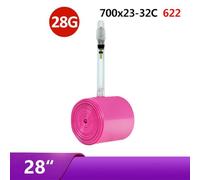 Jotekonoby Ultralight 28g For Road For Bike Inner Tube for 700C x 23C-32C Tires with Valve and Shock Absorption Technology(FV65mm 1PC)