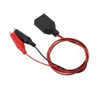 Jotekonoby USB Adapter Power Cord with For Alligator Clips for Multimeter Use and General DC Testing Applications (female)