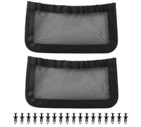 Jotekonoby Utv with Rear Storage Net for Canam Defender Black Bag Compatible Cargo Backrest Rivets Direct Fit Installation Storage Having
