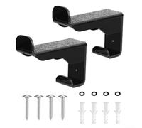 Jotekonoby Wall Mount Snowboard Rack, Helmet And Pole Holder, Horizontal Board Hanger, Garage Sports Gear Organizer, Acrylic Ski Storage Hook, Clear Skateboard(black)