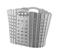 Jotekonoby Wall Mounted Folding Laundry Basket Multi-Purpose Organization Storage Space Saving Dirty Clothes Hamper Organizer Bathroom Bedroom For Home(GRAY)
