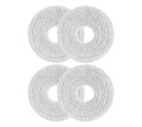 Jotekonoby Washable Reusable Microfiber Mop Cloth Pads Compatible with for Airbot L50 Master Robot Vacuum Cleaner(4 PACK)