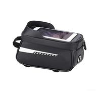 Jotekonoby Waterproof For Bike Top Tube Bag with Touchscreen Access and Headphone Port for Cycling, Three-Point Mounting System and Light Shield Design for Secure