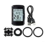 Jotekonoby Wireless GPS Computer with 2.4" LCD Display, Backlight Always-On, 28H Battery Life, Speedometer & Odometer for Cycling - Compatible with(COMPUTER+BASE)