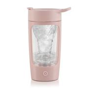 JOTER & LIBEAR Electric Shaker Bottle, Made with Tritan - BPA Free - Portable Mixer Cup/USB Rechargeable Shaker Cups for Protein Shakes and Meal Replacement Shakes, 22 oz (Pink)