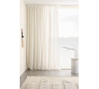 JOTEX Multifunctional Curtain Layer Extra Wide Curtain 275 cm Polyester Cotton Blend, Oeko-Tex® Standard 100 Certified, Better Cotton - White, 1 Piece 275 x 220 cm