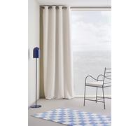 JOTEX Shadow Eyelet Blackout Eyelet Curtains 140 x 220 cm Off-White Cream