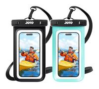 JOTO 2 Pack Waterproof Phone Pouch Case Up to 7", IPX8 Underwater Phone Case Protector Cellphone Dry Bag for iPhone 17/Air 16 15 14 13 12 Pro Max Xs Max XR X 8 7 6S Plus SE/Galaxy S24 S23 -BlackGreen