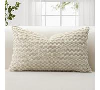 JOTOM Corduroy Soft Cushion Covers 40x60 cm Decorative Throw Pillow Covers with 3D Bubble Texture Cushion Case for Couch Sofa Bedroom Soft Pillowcase for Home Decor (Beige)