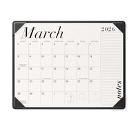Jotsome Desk Calendar 2026-2027, Large Desk Pad Calendar From Now to June 2027 22x17 inch, Desk Blotter Calendar for Home and Office, Easy Planning, Gift for the Holidays (Black, 17" x 22")