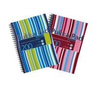 Pukka Pad Polypropylene Wirebound Jotta Notebook A5 Blue/Pink (3 Pack)