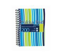 Pukka Jotta Pad Waves A5 Wide Ruled Wirebound 80gsm 200 Pages Assorted Colour