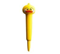 Joucien 3pc-0.5mm Cute Decompression Neutral Pen Cartoon Creative Soft and Fluffy Decompression Neutral Pen-Yellow Duck-0.5mm