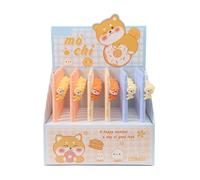 Joucien 6pc-0.5mm Shiba Inu Series Boxed Neutral Pencil Puppy Automatic Pencils