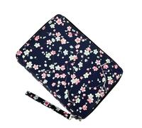 Joucien Oxford Printed Multi-Color Pencil Case For Student Stationery, Art, Painting, And Storage-Five leaf plum