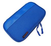 Joucien Simple and personalized Oxford cloth pencil case, stationery, change, miscellaneous items, waterproof storage bag - navy blue