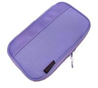 Joucien Simple and personalized Oxford cloth pencil case, stationery, change, miscellaneous items, waterproof storage bag - purple