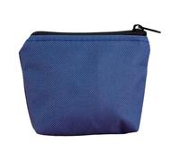 Joucien Solid color canvas change miscellaneous bag, simple personality, simple miscellaneous glasses bag, Dark Blue Coin Purse, One size