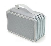Joucien Stationery Storage Bags For Male And Female Students, Art Sketching And Painting Storage, Colored Pencil Boxes-grey-24 colors, 32 holes, regular
