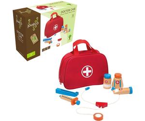 Jouéco 80037 Doctor Bag with Accessory, 8 Pieces, Various, 8 Pièces
