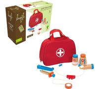 Jouéco 80037 Doctor Bag with Accessory, 8 Pieces, Various, 8 Pièces (US IMPORT)