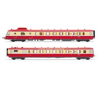 JOUEF HJ2461S SNCF, diesel railcar RGP I with trailer, red/beige TEE livery, ep. III, with DCC sound decoder Railway 1x Diesel Locomotive