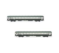 Jouef HJ4182 SNCF 2-unit pack 2nd class coaches DEV AO U59 B9 exA9 gr Rolling Stock - Coaches