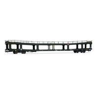 JOUEF HJ4189 SNCF 66, HO Gauge Rolling Stock | DD DEV 66 car transporter, 2nd series, green with white logo "Carmillon", Epoch VI, 1:87 Scale, Model Railway for Collectors