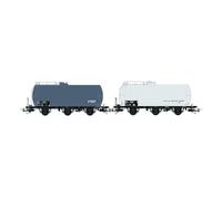 Jouef HJ6248 SNCF, 2-unit pack 3-axle tank wagons "Europ Rail S.G.M.F. / Bruyere et Eberlet", ep. IV Rolling Stock - Wagons, Grey