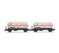 Jouef HJ6287 SNCF, 2-unit set of 2-axle gas tank wagons with sun roof, “Air Liquide”, ep. IV Freight Wagons