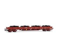 JOUEF HJ6308 SNCF, 4-axle stake wagon, Res type, loaded with Y25 bogies, ep. V Railway 1x Wagon