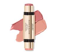 Jouer Blush & Bloom Cheek + Lip Duo - Hydrating Cream Blush Stick for Lip and Cheek Tint - Moisturizing Rose Hip and Squalane Oil Formula Uplift