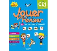 Jouer pour réviser - Du CE1 au CE2 - Cahier de vacances 2025: Avec un crayon