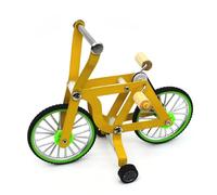 Jouet Vélo Oiseau - Accessoire Entraînement Intelligence, Mini Perroquet Éducatif Table Top, Prop Trick Créatif Tailles S L, Activité Ludique Perruche Conure, Développement Cognitif Jouet Stable | Ani