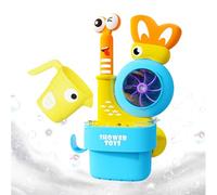 Jouets De Bain - Set Jeu D'Eau 17 cm Avec Ventouses | Jeux Éducatifs Interactifs , Douche Murale Pour 1-3 ANS Garçons Filles Salle Bain Voyage Cadeau