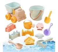 Jouets de Sable - 550g Plage Kit with Truck | Ensemble Jeu Extérieur Portable | Kit Château Sable Enfant 3+ | Outils Plage ABS Résistant | Jeu Jardin Parc Voyage Activité Créative