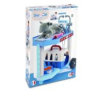 Jouets Ecoiffier - 1918 - Cat Veterinary Set - Clinique Roulante + 9 Accessories + Plush Cat - Imitation Game - From 18 Months - Made in France
