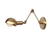JOUFNING Adjustable Interior Wall Spotlights - Vintage Retro Long Arm Extendable Wall Lamp, E27 Metal Industrial Wall Sconce, for Hallway Living Room Aisle Study Bar Decoration(B)