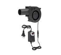 JOUFNING BBQ Air Blower, Variable Speed Centrifugal Fans with 110V/120V AC Plug, Coal Lighter Grill Starter for Outdoor Camping Cooking, Barbecue Fireplace Bellows