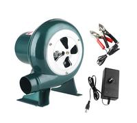 JOUFNING Centrifugal Barbecues Air Blower - 12V Electric Blacksmith Forge Fan with Regulator, Variable Speed Pump Fan, Compact Residential Fire Starter Flame Exciter(With Regulator,80W)