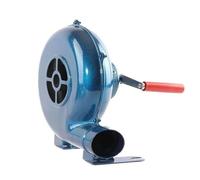 JOUFNING Cooking Barbecue Fire Bellows, Hand Crank Blacksmith Forge Blower Fan, Starter Flame Exciter with Hand Crank Tool, Heavy Duty Manual Forge Blower(80W)