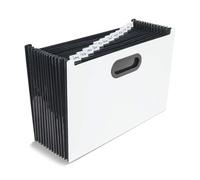 JOUFNING File Organizer for Desk, Expanding File Folders, Portable Monthly Bill Receipt Organizer, Desktop Folders Letter A4 Paper Document Storage for Home Office