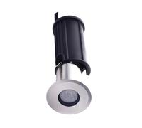 JOUFNING Ground LED Landscape Lamp, IP68 Waterproof Garden Buried Lights, AC 12V Low Voltage Underwater Pond Light, 30° Beam Angle Recessed Fountain Spotlight(Red Light,1w-42mm)