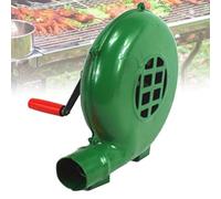 JOUFNING Hand Crank Blacksmith Forge BBQ Air Blower - Heavy Duty Household Manual Fan, Metal Fan Blade, Cooking Grill Fire Starter Flame Exciter, with Hand Crank Tool(150W)