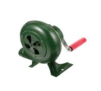JOUFNING Heavy Duty Manual Forge BBQ Blower, Cooking Manual Outdoor Fast Fire Starter Bellows, Iron Gear Popcorn Fan Manual Fan, for Camping Barbecue Charcoal Grills Accessories(250W)