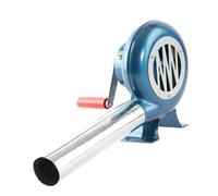 JOUFNING Iron Gear Popcorn Fan Manual, BBQ Blower with Duct Air, Barbecues Starter Flame Exciter, for Outdoor Fireplace Hiking Cooking Tool(150W)