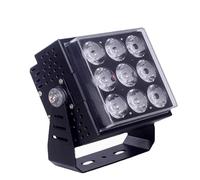 JOUFNING Outdoor LED Beam Light - Ground Buried Landscape Lamp, AC 85-265V Spotlight, IP67 Waterproof Adjustable Wall Projector Lights, for Villa Building Lighting(Yellow,120W)