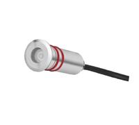 JOUFNING Submersible LED Pool Lights - Underwater Light, 1W Outdoor Beam Spotlight, IP68 Waterproof Recessed Pool Wall Light, 12V-24V DC Land Landscape Lighting(Warm Light,12V-10mm)