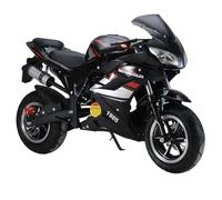 joukares 49cc 4-Stroke Gas-Powered Pocket Bike, Hydraulic Shock Absorption, Dual Headlights & Disc Brakes, Cool Street Design for Outdoor Sports,Gas Power Motocross Off-Road Tires Shock Absorption Sp